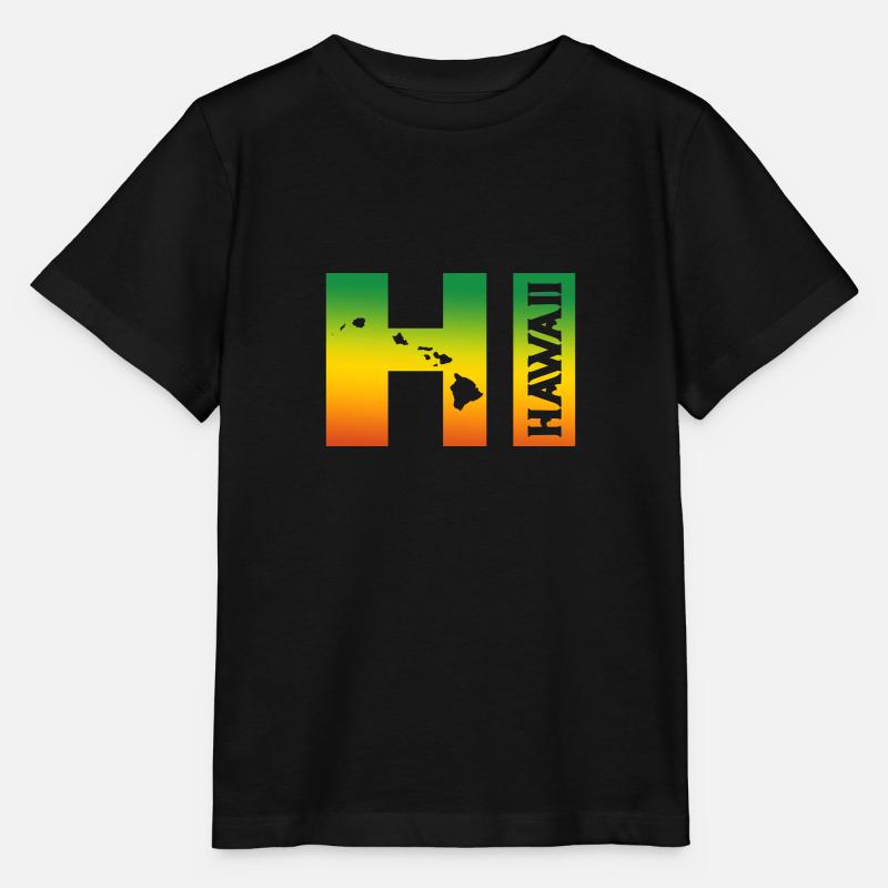 Hawaii - Stanley/Stella Kinder T-Shirt MINI CREATOR  - Schwarz