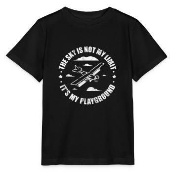 Pilot - Stanley/Stella Kinder T-Shirt MINI CREATOR  - Schwarz - Vorne - Mikhail (115cm)
