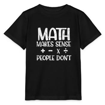 Mathematik - Stanley/Stella Kinder T-Shirt MINI CREATOR  - Schwarz - Vorne - Mikhail (115cm)