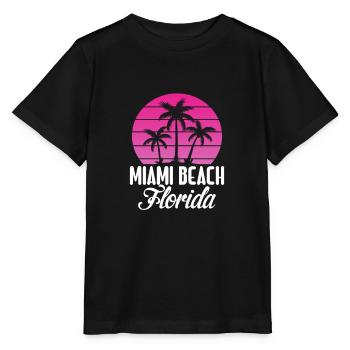 Miami - Stanley/Stella Kinder T-Shirt MINI CREATOR  - Schwarz - Vorne - Mikhail (115cm)