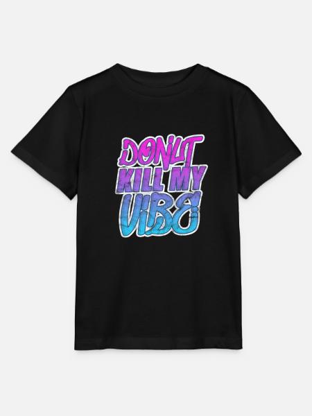 Donut - Stanley/Stella Kinder T-Shirt MINI CREATOR - Schwarz