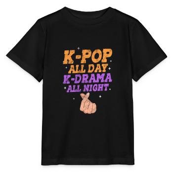K-Pop Koreanisch Musik Pop Korea Kpop Geschenk - Stanley/Stella Kinder T-Shirt MINI CREATOR  - Schwarz - Vorne - Mikhail (115cm)