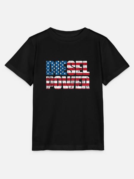 Diesel Amerika - Stanley/Stella Kinder T-Shirt MINI CREATOR  - Schwarz