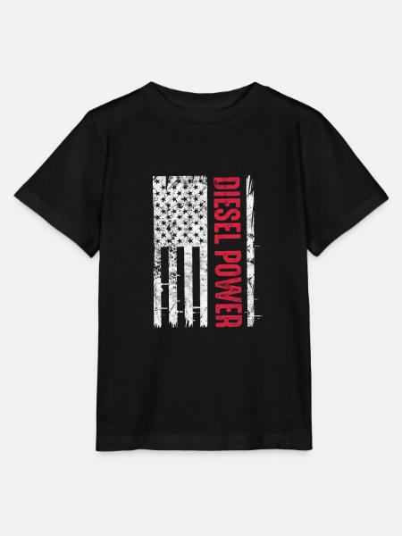 Diesel Amerika - Stanley/Stella Kinder T-Shirt MINI CREATOR  - Schwarz
