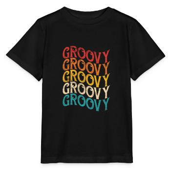 Hippie - Stanley/Stella Kinder T-Shirt MINI CREATOR  - Schwarz - Vorne - Mikhail (115cm)