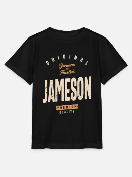 Jameson Personalized Name - Funny Jameson - Stanley/Stella MINI CREATOR Kids’ T-Shirt - black