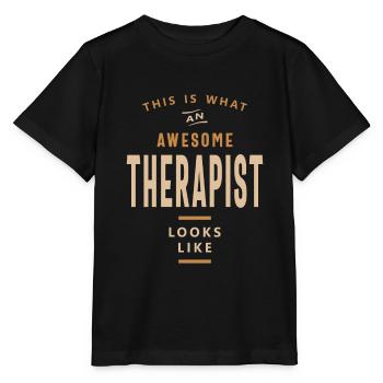 Therapist - Stanley/Stella MINI CREATOR Kids’ T-Shirt - black - Front - Mikhail (115cm)