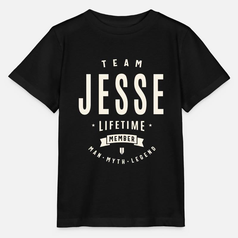 Membre à vie de l’équipe Jesse - T-shirt bio MINI CREATOR Stanley/Stella Enfant - noir
