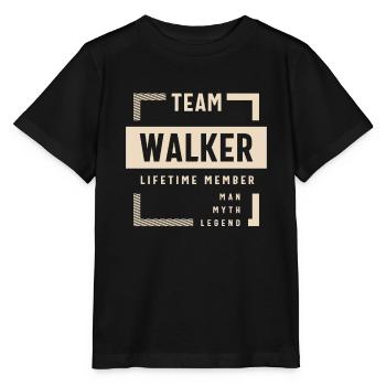 Team Walker Lifetime Member Name Walker - Stanley/Stella MINI CREATOR Kids’ T-Shirt - black - Front - Mikhail (115cm)