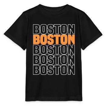 Meilleur drôle de Boston Boston - T-shirt bio MINI CREATOR Stanley/Stella Enfant - noir - Devant - Mikhail (115cm)