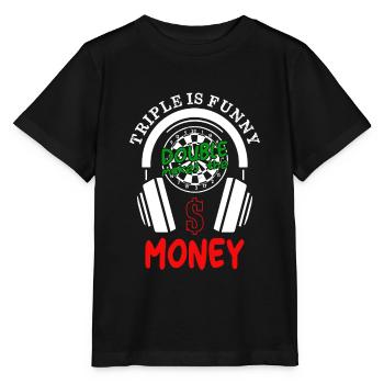 Lustiges Darts Dart Kopfhörer Motiv - Stanley/Stella Kinder T-Shirt MINI CREATOR  - Schwarz - Vorne - Mikhail (115cm)