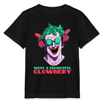Quel délicieux clown - T-shirt bio MINI CREATOR Stanley/Stella Enfant - noir - Devant - Mikhail (115cm)