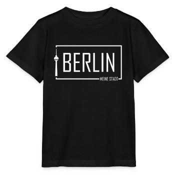 Berlin Ma ville Berlin - T-shirt bio MINI CREATOR Stanley/Stella Enfant - noir - Devant - Mikhail (115cm)