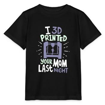 3D printer CNC machine - Stanley/Stella MINI CREATOR Kids’ T-Shirt - black - Front - Mikhail (115cm)