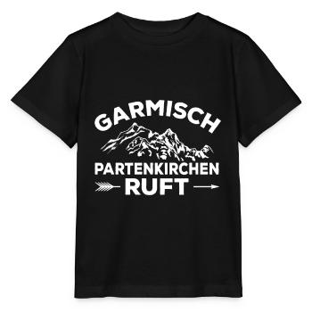 Garmisch Partenkirchen ruft - Stanley/Stella Kinder T-Shirt MINI CREATOR  - Schwarz - Vorne - Mikhail (115cm)
