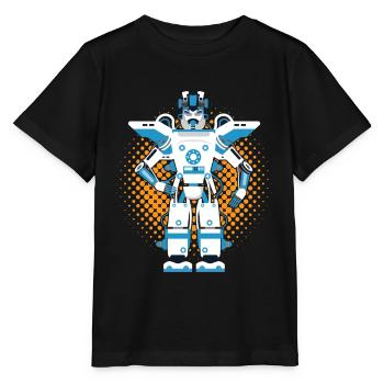 Robots and robotics - Stanley/Stella MINI CREATOR Kids’ T-Shirt - black - Front - Mikhail (115cm)