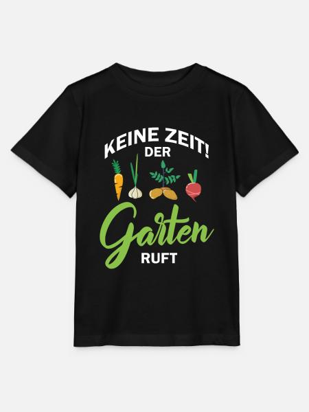 Ich Habe Keine Zeit Der Garten Ruft - Stanley/Stella Kinder T-Shirt MINI CREATOR  - Schwarz