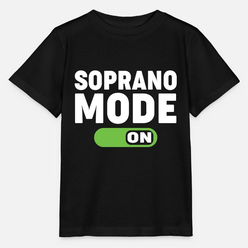 mode soprano activé - T-shirt bio MINI CREATOR Stanley/Stella Enfant - noir