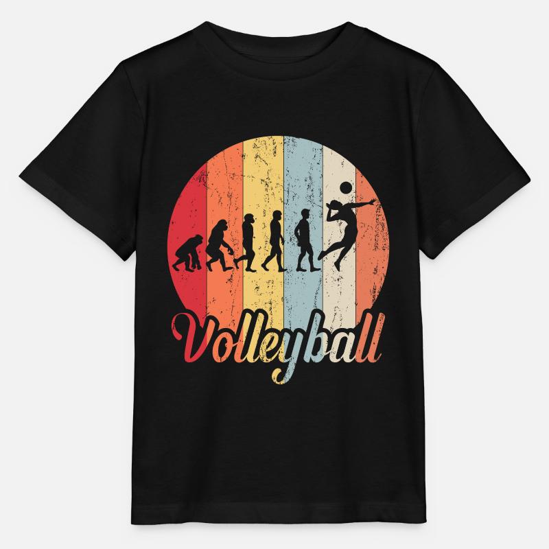 évolution volley-ball - T-shirt bio MINI CREATOR Stanley/Stella Enfant - noir