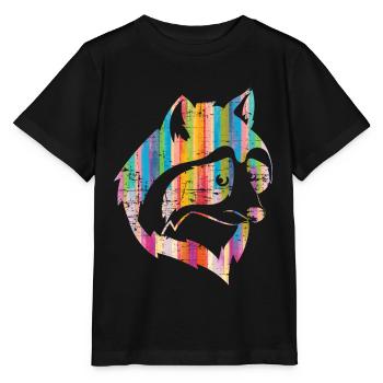 Ratons laveurs cadeau raton laveur - T-shirt bio MINI CREATOR Stanley/Stella Enfant - noir - Devant - Mikhail (115cm)