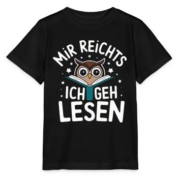 oiseau de nuit hibou hibou oiseau - T-shirt bio MINI CREATOR Stanley/Stella Enfant - noir - Devant - Mikhail (115cm)