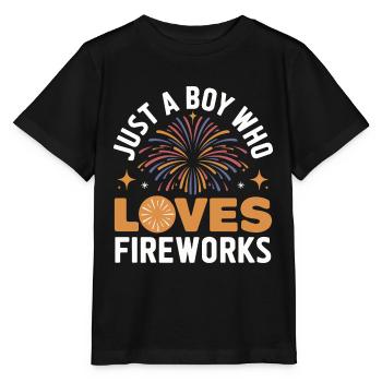Pyrotechnics Fireworks Pyrotechnics - Stanley/Stella MINI CREATOR Kids’ T-Shirt - black - Front - Mikhail (115cm)