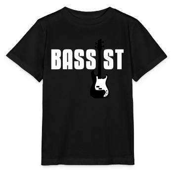 bassist - Stanley/Stella MINI CREATOR Kids’ T-Shirt - black - Front - Mikhail (115cm)