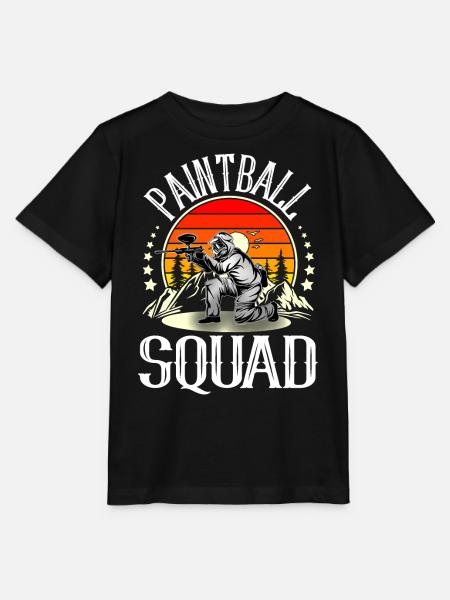 Paintball Squad - Stanley/Stella Kinder T-Shirt MINI CREATOR  - Schwarz