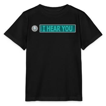 ICH HÖRE SIE - Stanley/Stella Kinder T-Shirt MINI CREATOR  - Schwarz - Vorne - Mikhail (115cm)