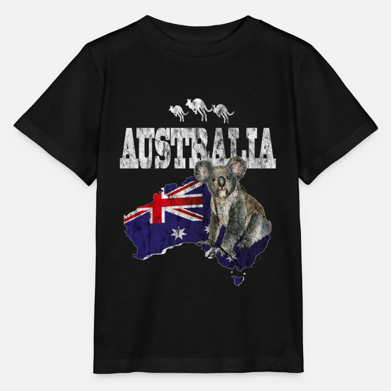 Australie koala - T-shirt bio MINI CREATOR Stanley/Stella Enfant - noir