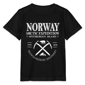 norway - Stanley/Stella MINI CREATOR Kids’ T-Shirt - black - Front - Mikhail (115cm)