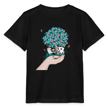 Future - save the planet - Stanley/Stella MINI CREATOR Kids’ T-Shirt - black - Front - Mikhail (115cm)