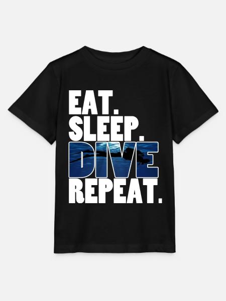 Dive, Diver - T-shirt bio MINI CREATOR Stanley/Stella Enfant - noir