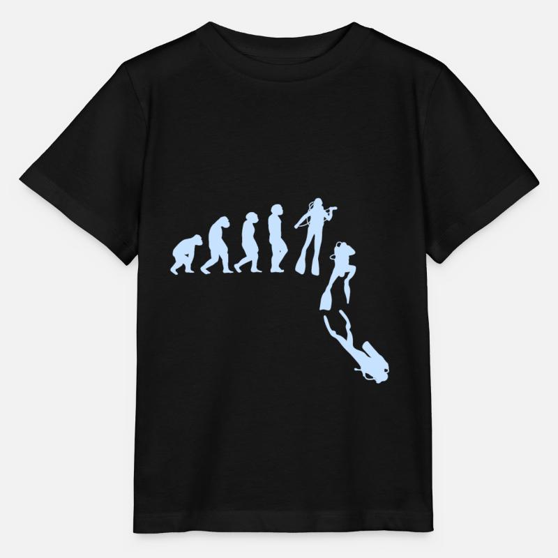 Scuba diver diver - Stanley/Stella MINI CREATOR Kids’ T-Shirt - black