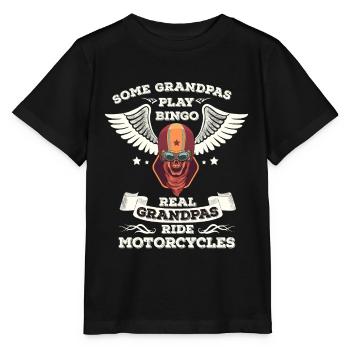 Grandpa grandpa - Stanley/Stella MINI CREATOR Kids’ T-Shirt - black - Front - Mikhail (115cm)