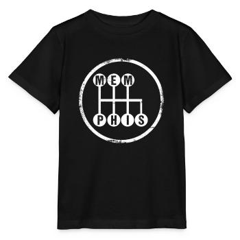 Memphis Stick Shift for Fans of Memphis - Stanley/Stella Kinder T-Shirt MINI CREATOR  - Schwarz - Vorne - Mikhail (115cm)