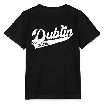 Dublin,Irland - Stanley/Stella Kinder T-Shirt MINI CREATOR  - Schwarz - Vorne - Mikhail (115cm)
