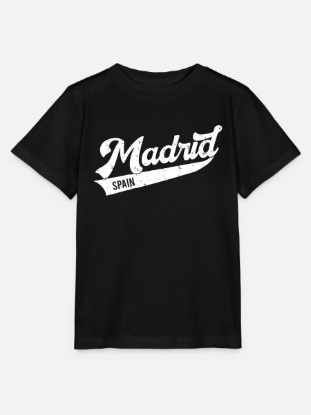 Madrid,Spain - Stanley/Stella Kinder T-Shirt MINI CREATOR  - Schwarz