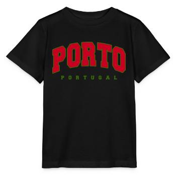 Porto - Stanley/Stella Kinder T-Shirt MINI CREATOR  - Schwarz - Vorne - Mikhail (115cm)