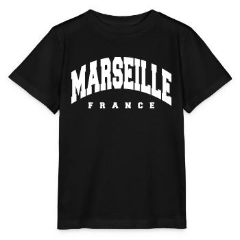 Marseille - Stanley/Stella Kinder T-Shirt MINI CREATOR  - Schwarz - Vorne - Mikhail (115cm)