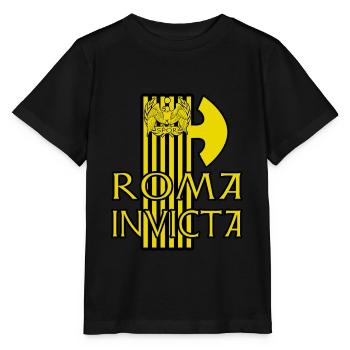 ROMA INVICTA Romains Rome SPQR Rome - T-shirt bio MINI CREATOR Stanley/Stella Enfant - noir - Devant - Mikhail (115cm)