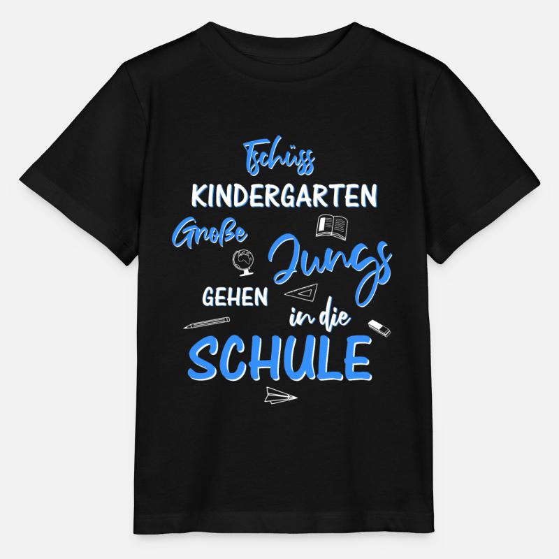 Tschüss Kindergarten Schulanfang - Stanley/Stella Kinder T-Shirt MINI CREATOR - Schwarz