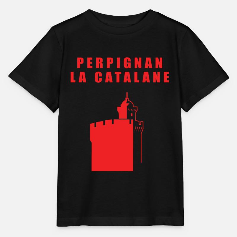 Perpignan la catalane - T-shirt bio MINI CREATOR Stanley/Stella Enfant - noir