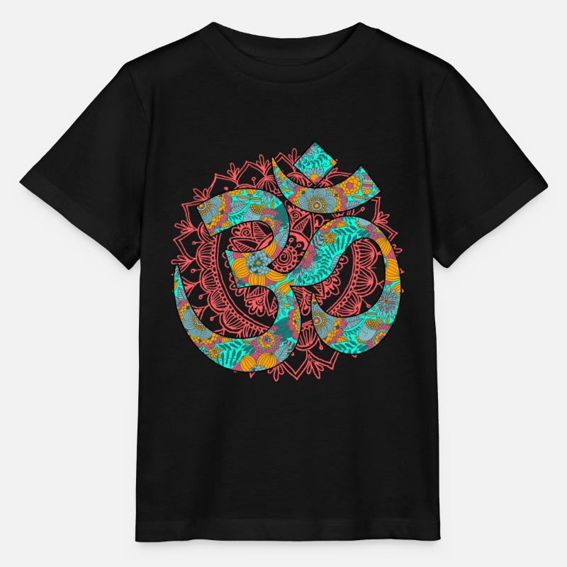 Namaste Om - T-shirt bio MINI CREATOR Stanley/Stella Enfant - noir