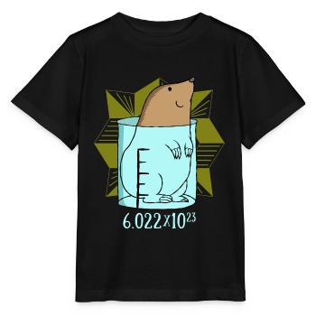 chemistry - Stanley/Stella MINI CREATOR Kids’ T-Shirt - black - Front - Mikhail (115cm)
