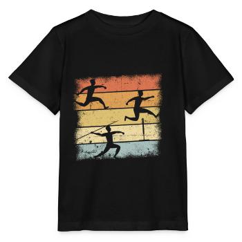 Track and Field - Stanley/Stella MINI CREATOR Kids’ T-Shirt - black - Front - Mikhail (115cm)