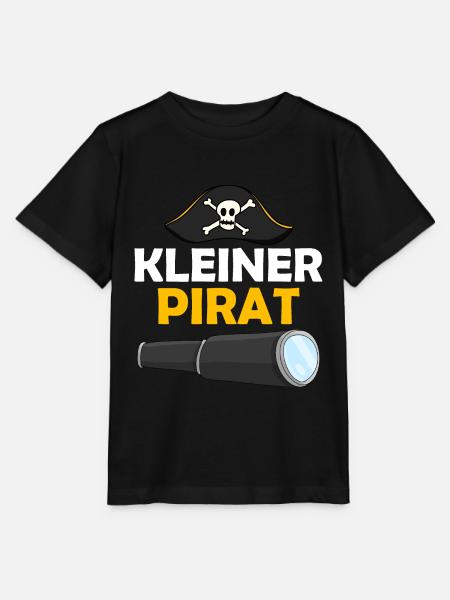 Kleiner Pirat Kinder Piraten Kostüm - Stanley/Stella Kinder T-Shirt MINI CREATOR - Schwarz