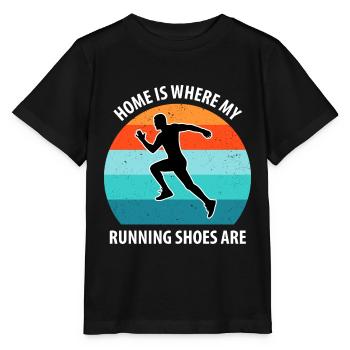 Faire du jogging - T-shirt bio MINI CREATOR Stanley/Stella Enfant - noir - Devant - Mikhail (115cm)