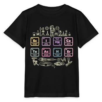Advanced Chemistry Course - Stanley/Stella MINI CREATOR Kids’ T-Shirt - black - Front - Mikhail (115cm)