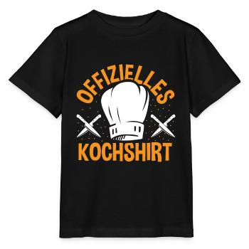 Viele Köche verderben den Brei Offizielles Koch - Stanley/Stella Kinder T-Shirt MINI CREATOR  - Schwarz - Vorne - Mikhail (115cm)